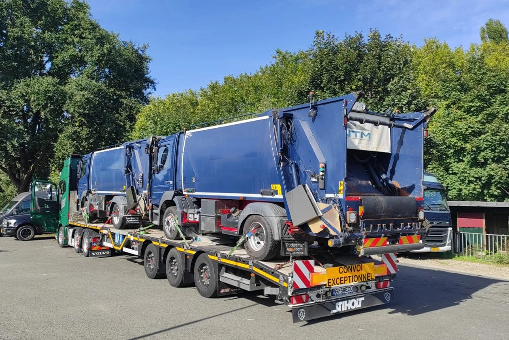 Transport exceptional - agabaritic făcut de Ecoagrotec